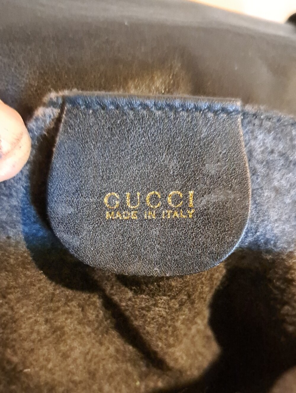 Gucci Vintage Black Calfskin Horsebit Belt Bag with Fringe - Picture 9 of 11